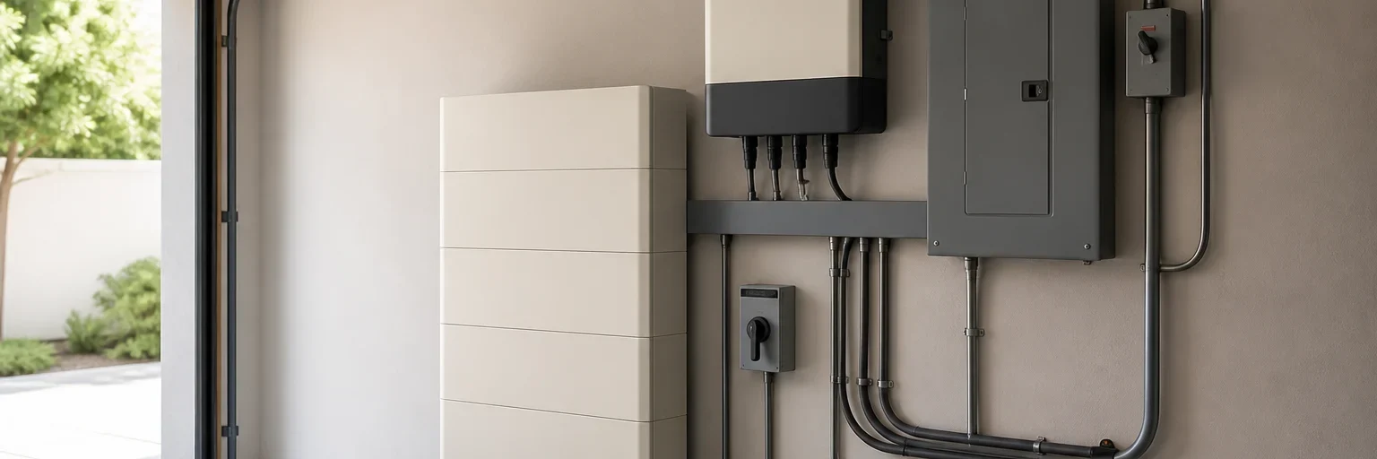 Installed home energy equipment and electrical components